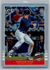 2019 Donruss Optic #H7 Christian Yelich Highlights Holo