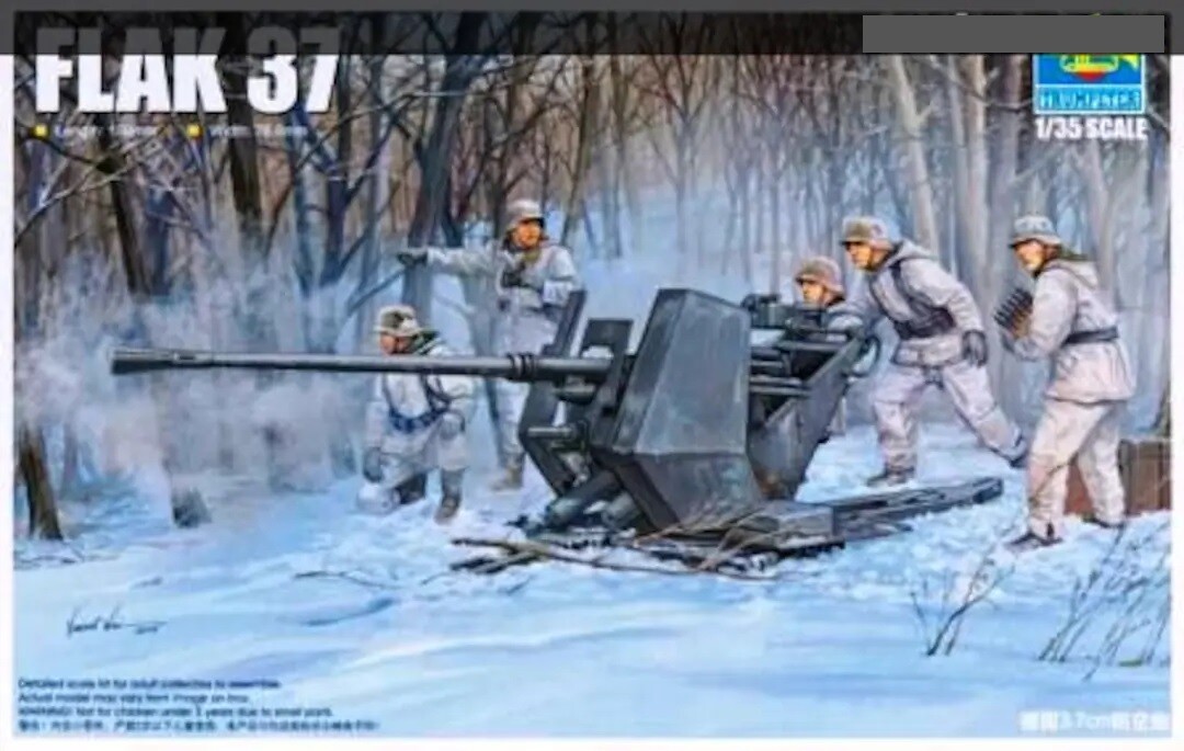 Trumpeter 1/35 Scale Flak 37 - kit #02310 Trumpeter 1/35 Scale Flak 37 - kit #02310