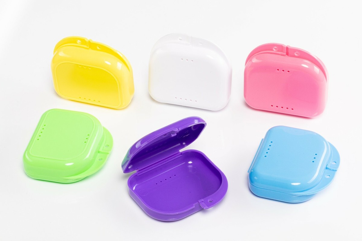 Retainer Case 24 Sealed Dental Retainer Boxes – Assorted Colors ...