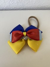 Snow White Inspired Hair Bow Nylon Headband
