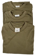 (3 PACK) DLA Skillcraft Troop Support Coyote Med Crew Neck Army Military T-Shirt