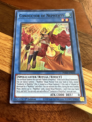 Conductor of Nephthys PHRA-EN030 1st Edition Super Rare NM + BONUS