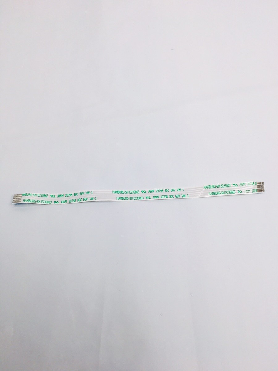 Hamburg-SH 5 Pin Ribbon Cable 6mm Wide, 5in Long, E235863 Hamburg-SH 5 Pin Ribbon Cable 6mm Wide, 5in Long, E235863