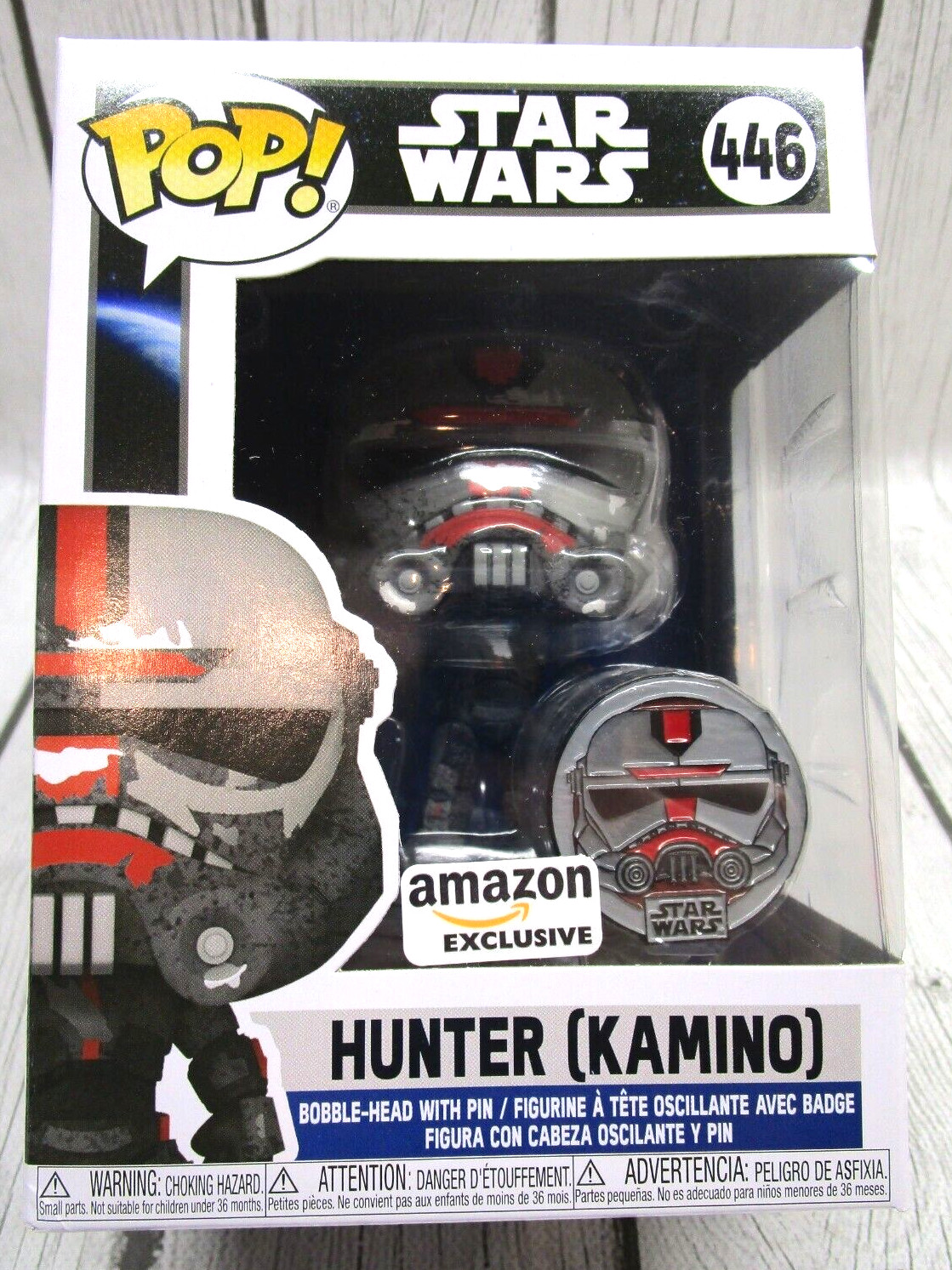 Funko Pop! Star Wars - Hunter (Kamino) Exclusivo De Amazon #446