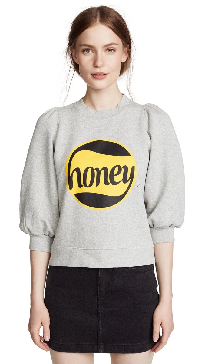 Ganni Honey Gray Sweatshirt Size XS | eBay