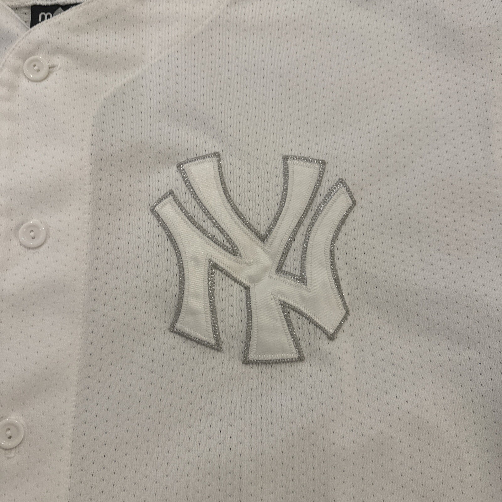 Années 2000 New York Yankees Majestic Veste universitaire en satin - 8/10 - (XL.Boys