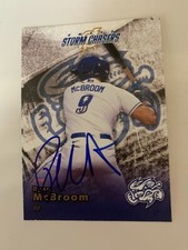 Ryan Mcbroom Signed Card 2021 Omaha Storm Chasers Team Card IP Auto