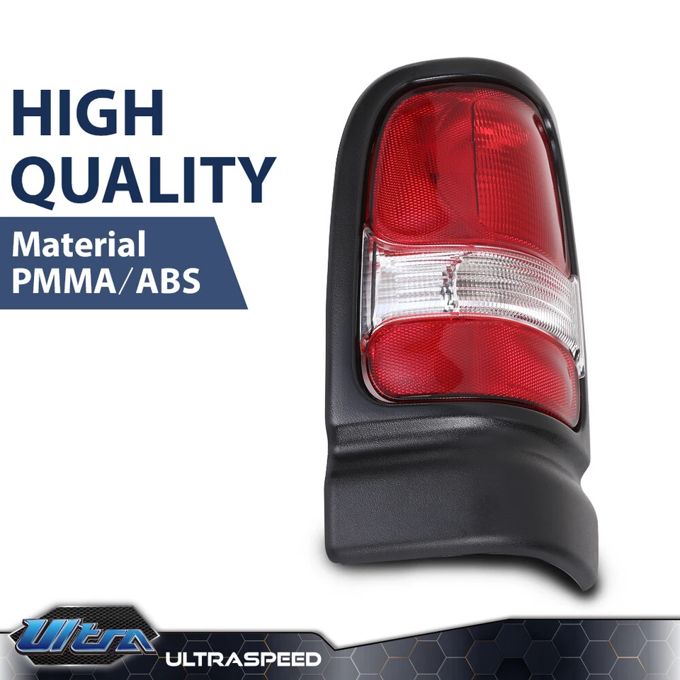 Par de luces traseras aptas para camioneta Dodge Ram 1500 2500 3500 1994-2001 02 Foto 4 de 4