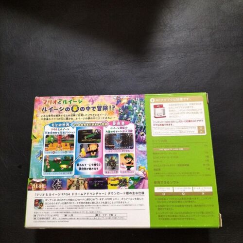 Nintendo 3DS LL Mario Brothers Luigi 30th Anniversary Only Japan Tested New F/S - Picture 2 of 3