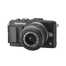 USED Olympus E-PL6 16MP with 14-42mm Black Excellent FREE SHIPPING