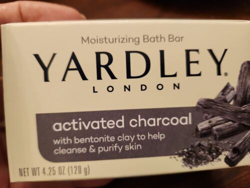 Yardley London x3 Activated Charcoal Moisturizing Bath Bar Soap - Picture 3 of 6