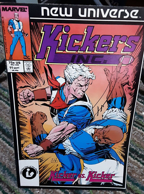 Kickers Inc New Universe Issue 11 September 1987 Marvel Comics