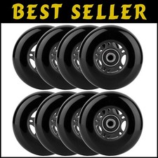 Premium Inline Skate Wheels 80mm with ABEC-9 Bearings - Ultimate Performance