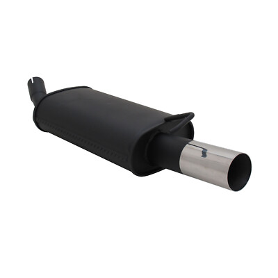 OMAC Sportauspuffblende Für Ford Fiesta MK3 GFJ – Edelstahl, 1x76mm Endrohr