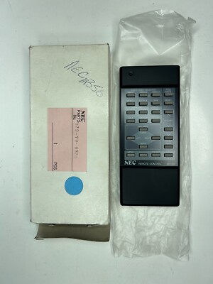 NEC AR-301 Remote Control, Black OEM NOS for AV Stereo Receivers AV-300, AV-300E