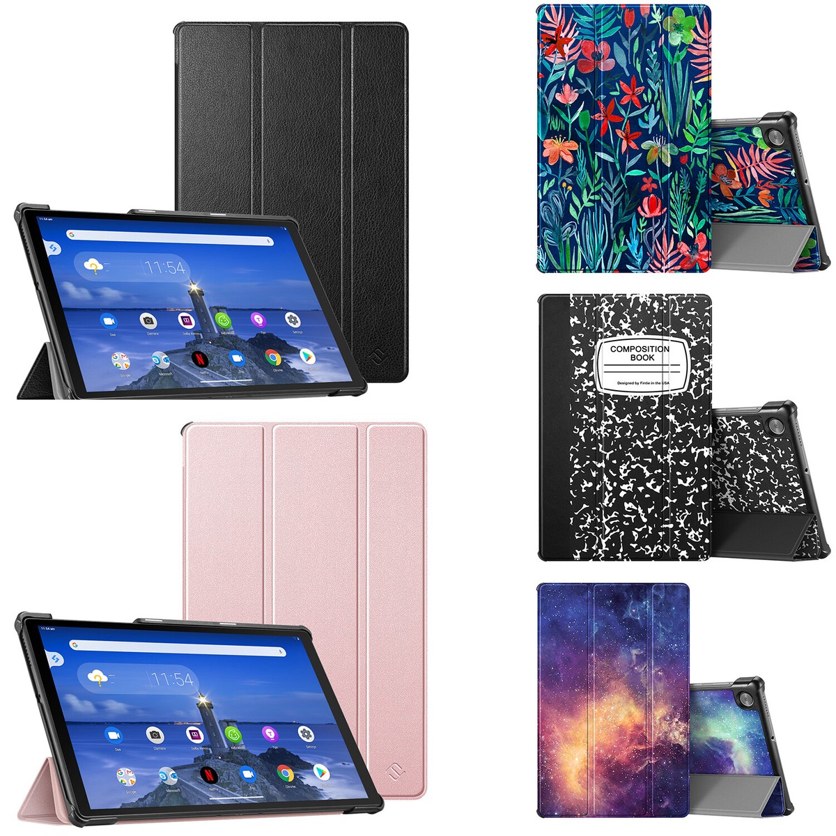 XFDSFDL® Étui Pour Lenovo Tab M10 Plus FHD TB-X606F (10,3 Pouces) PU Cuir Housse Flip Coque Avec Built Stand Portefeuille Veille/Réveil Automatique Brillant Bling Bling Protection Cas, Bleu