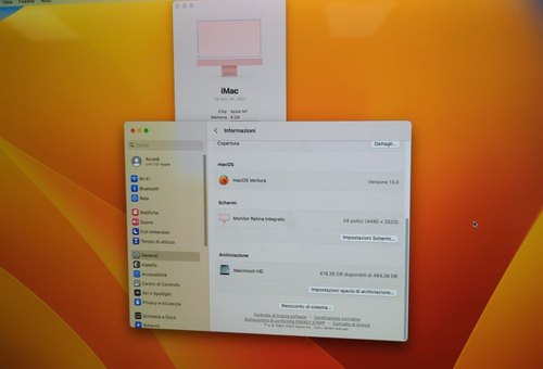 Apple iMac (2021) 24" M1 7 GPU 8GB/512GB SSD Pink Pink *BITTE LESEN* - Bild 3 von 11