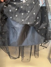 cat and jack girls black Tulle skirt stars