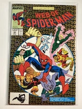 WEB. OF SPIDER-MAN (1985 1st Series) #50 FN+ 6.5 THIS ONE’S GOT IT ALL!!!
