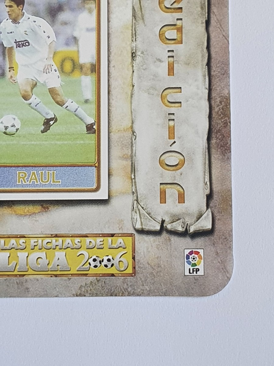 Carte Panini RAUL GONZALEZ – Real Madrid – Liga 2005 – Mundicromo “Las Fichas De La Liga”