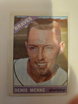 1966 TOPPS DENIS MENKE #184A VG/EX COMBINED SHIPPING