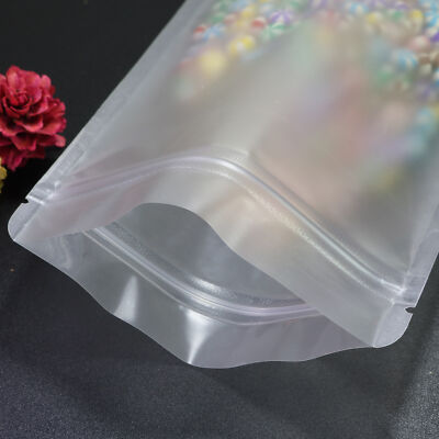 Custom D2W Biodegradable Matte Frosted Ziplock Bags Custom D2W Biodegradable Matte Frosted Ziplock Bags