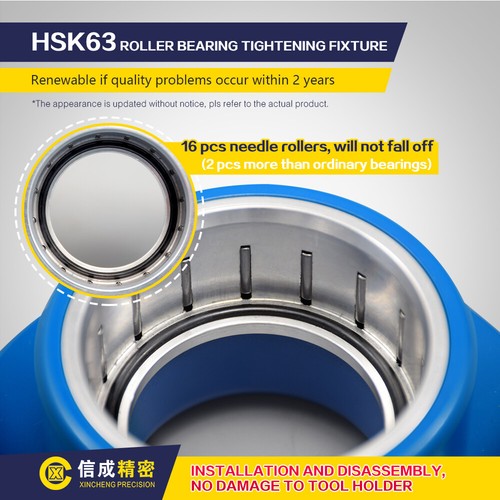 US HSK63 Tightening Fixture HSK63 Roller Bearing Tightening Fixture 16Pcs Needle - Picture 3 of 6