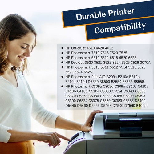 15pk For HP564 XL Ink For Officejet 4622 4620 Deskjet 3520 3521 3522 3526 3070a - Picture 3 of 4