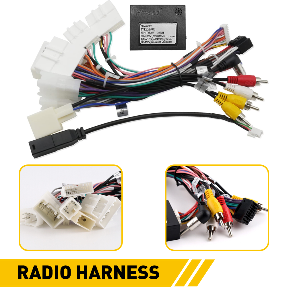 Wiring Harness For Car Stereo Zenoruslky 16Pin Radio Wiring