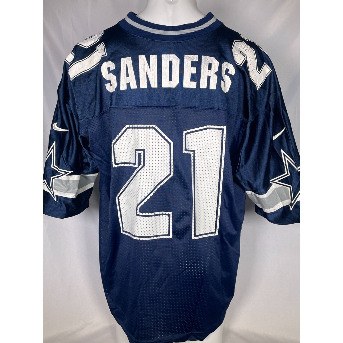 VTG Deion Sanders #21 Dallas Cowboys NIKE Authentic Home Jersey