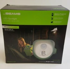  Mr Beams LED Mini-Spotlight, Wireless, Motion Sensor, 80 Lumens white-NEW 