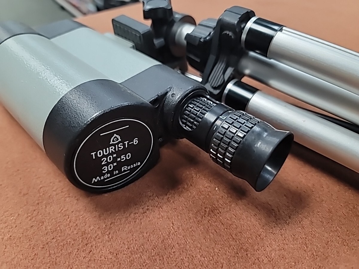 Soviet Made Spyglass Tourist-6 20×30 *50 Vintage EUC Monocular