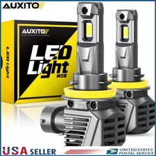 AUXITO H11 H8 H9 LED Headlight Kit High Low Beam Bulbs Super Bright 6500K White