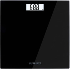 NUTRI FIT Digital Bathroom Scale Body Weight Scales 400 Lbs Ultra Slim Most Accu