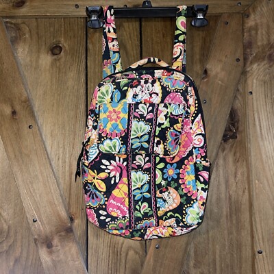 VERA BRADLEY Disney Parks Midnight with Mickey BACKPACK Retired *Flaws-Read*
