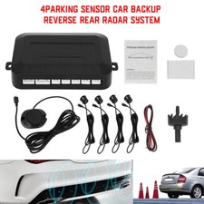 4 Parking Sensor Car Auto Backup Reverse Rear Radar Sound System Alert Alarm Kit