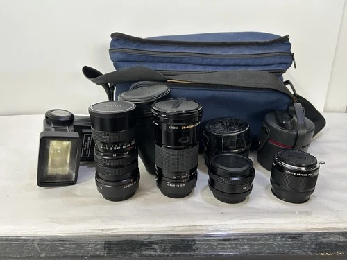 VTG Lot of Lens Konica Hexar/Vivitar Kiron 35mm
