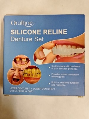 Oralhoe 1 Set Silikon Reline Zahnersatz