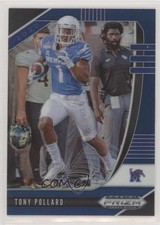2020 Panini Prizm Draft Picks Blue Prizm Tony Pollard #98 00is