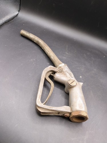 VINTAGE~ 1940'S GILBARCO ALUMINUM GASOLINE PUMP NOZZLE 0.1 - Picture 2 of 2