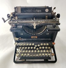 Antique 1900s Remington No 12 Standard Correspondence Desktop Typewriter Working thumbnail