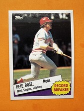1985 Topps #6 Pete Rose. Set break Mint-Gem