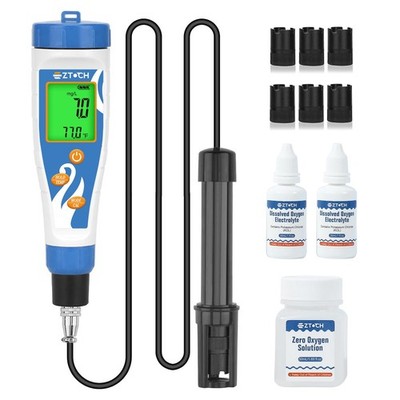 Portable Dissolved Oxygen Meter for Pond, Digital Dissolved Oxygen Test Kit for