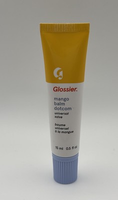 NEW Glossier Mango Balm DotCom Universal Salve Lip Balm Full Size 15ml/0.5oz ATH