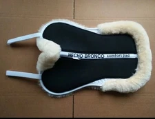 Half pad Australian FullSheepskin Neoprene Anti Slip On Tap Natural Color MEDIUM