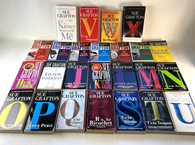 SUE GRAFTON Complete Set Alphabet Mystery Novel A to Y + Kinsey & Me - 26 Books