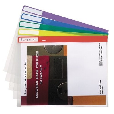 Pendaflex Clear Poly Index Folders - Letter - 8.50'' Width X 11'' Length Sheet