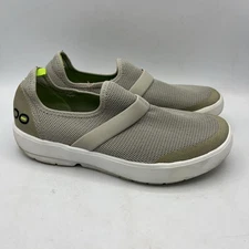 Oofos Oomg Eezee Low Shoes Slip On Gray Comfort Women's Size 8.5