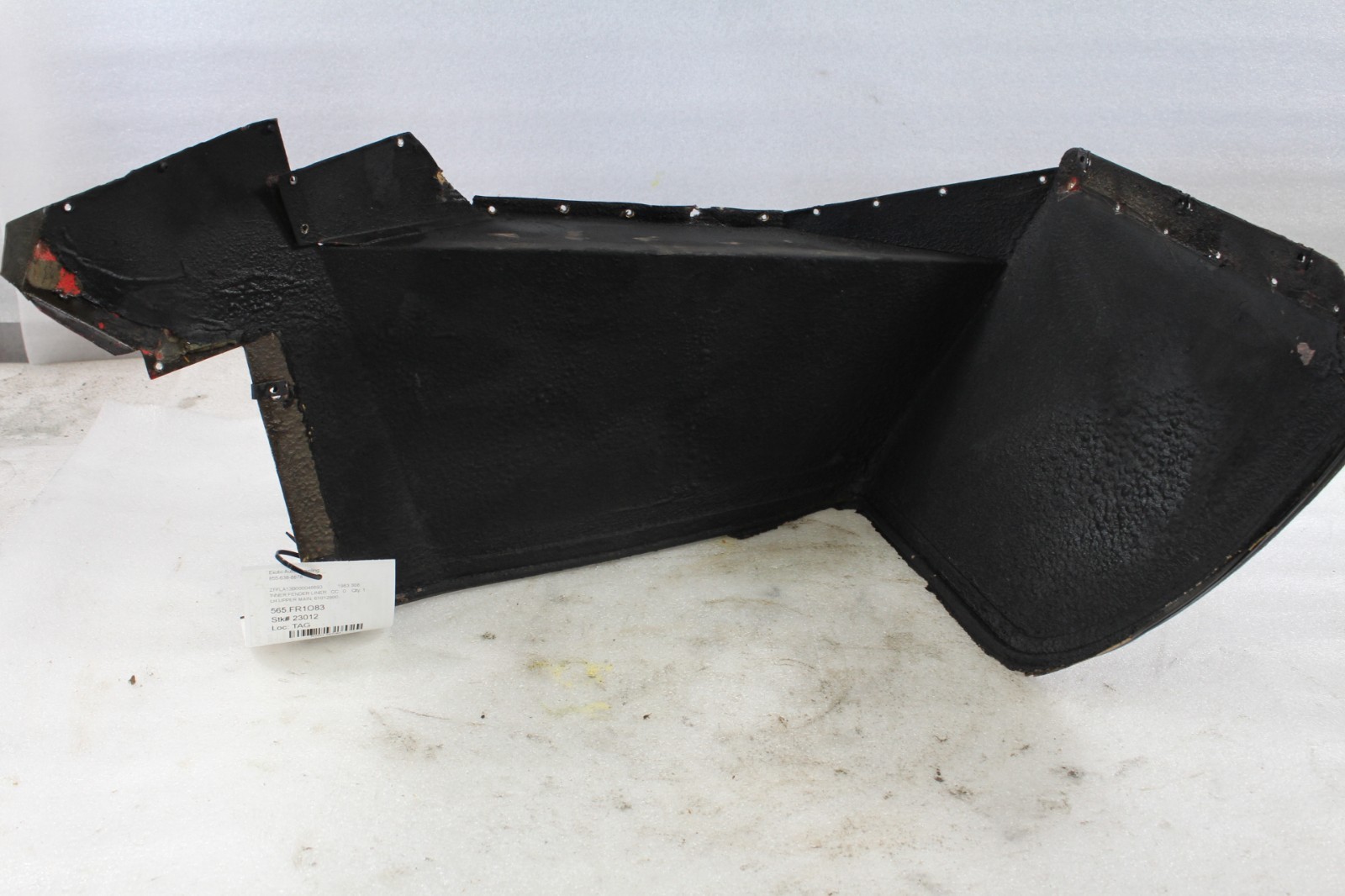 Ferrari 308, LH, Left, Upper Main Inner Fender Liner, Used, P/N 61012900