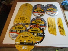 (LOT-41) "GENUINE-DEWALT-ASSORTED-BLADES" (NEW)